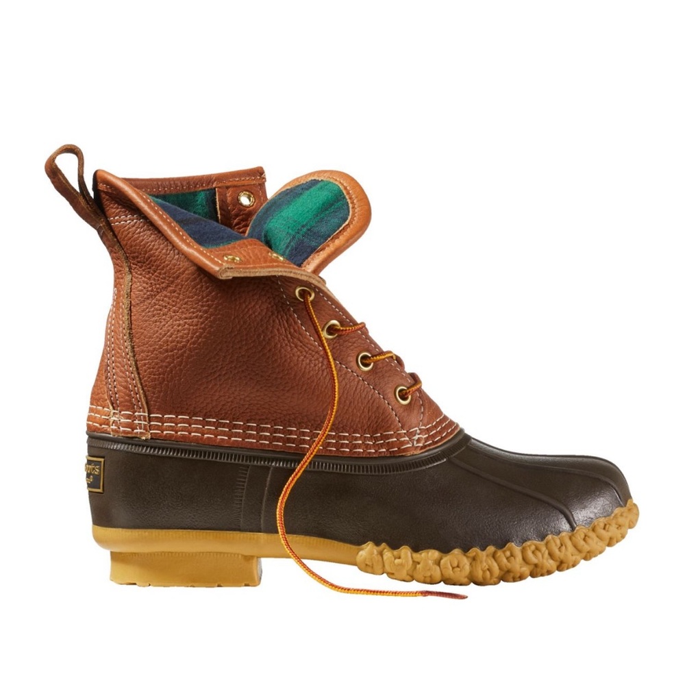 L.L.Bean Women’s Bean Boots, 8” Flannel-Lined Insulated - Size 9M